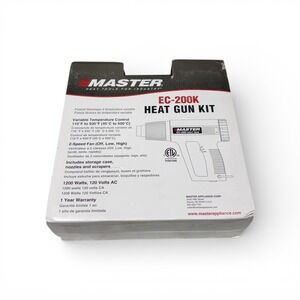 NEW Master Appliance EC-200K Variable Temp Heat Gun Kit 930F 1200W Pro Tool